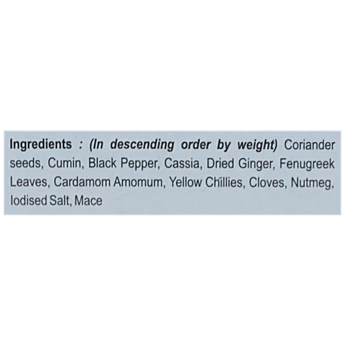 Mdh Garam Masala, 100 g Carton