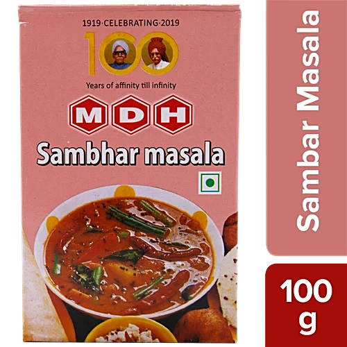 Mdh Masala - Sambar, 100 g Carton
