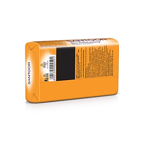 Santoor Sandal & Turmeric BathÃ‚Â Soap 100 g set of 4