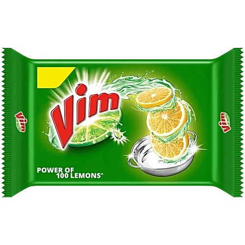 Vim Lemon Dishwash Bar, 130 g