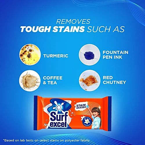 Surf Excel Stain Eraser Detergent Bar, 250 g