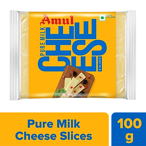 Amul Pure Milk Cheese Slices, 100 g