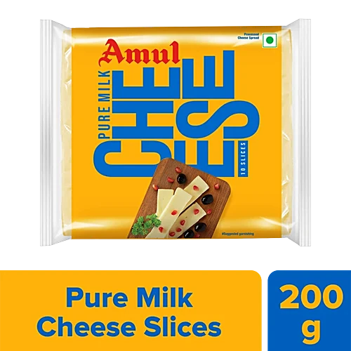 Amul Pure Milk Cheese Slices, 200 G