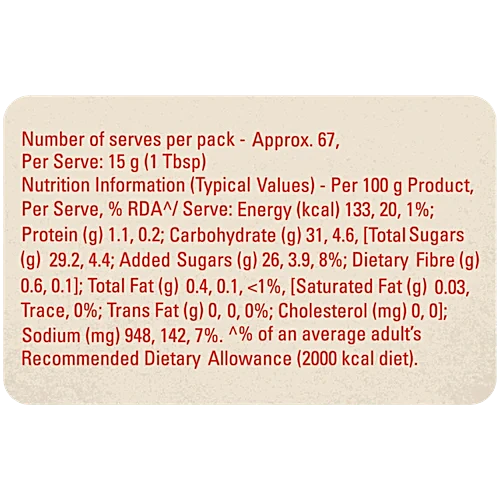 Kissan Fresh Tomato Ketchup, 1 kg Bottle