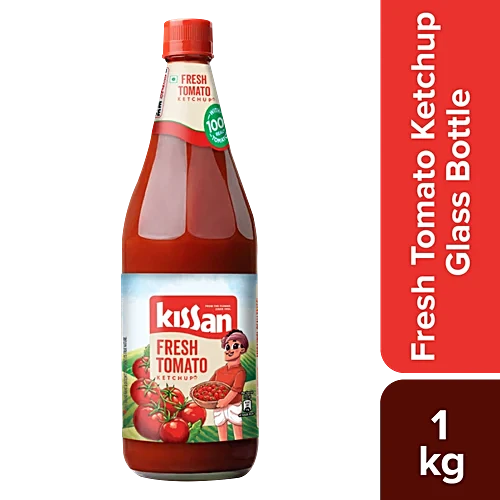 Kissan Fresh Tomato Ketchup, 1 kg Bottle