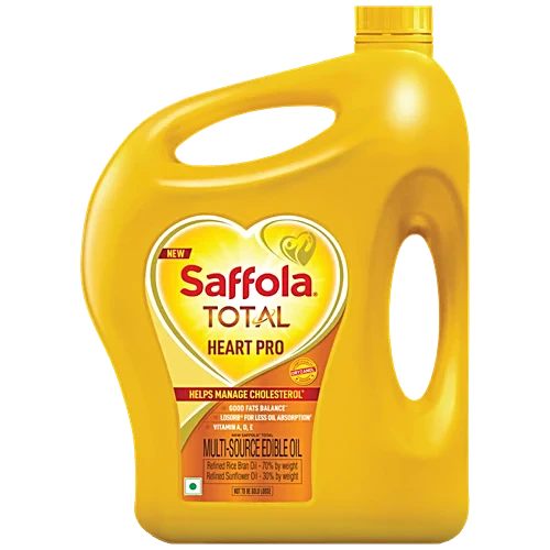 Saffola Total Heart Pro Multi-Source Edible Oil, 5 L