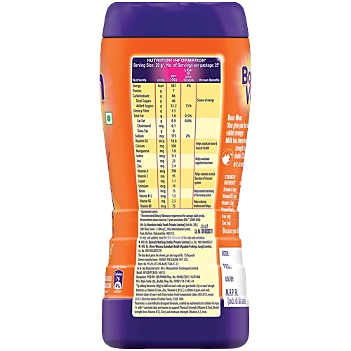 Bournvita Chocolate Drink Mix (Jar)