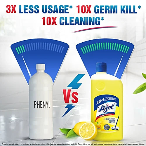 Lizol Disinfectant Surface & Floor Cleaner Liquid -200 ml