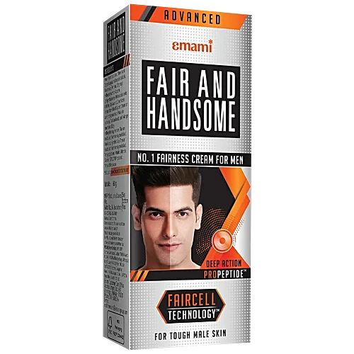 Fair And Handsome Fairness Cream - Deep Action, For Men, 60 g