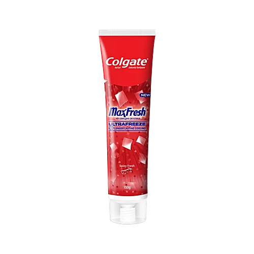 Colgate Maxfresh Spicy Red Gel Toothpaste, 150 g)