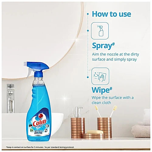 Colin Glass & Surface Multisurface Cleaner Liquid Spray, Regular, 250 ml