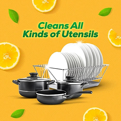 Vim Lemon Dishwash Liquid Gel, 500 ml Bottle