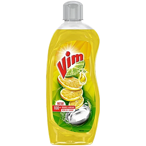 Vim Lemon Dishwash Liquid Gel, 500 ml Bottle