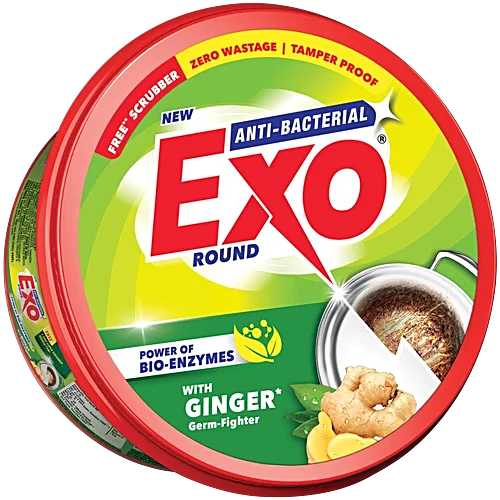 Exo Anti-Bacterial Round Dishwash Bar  500 g