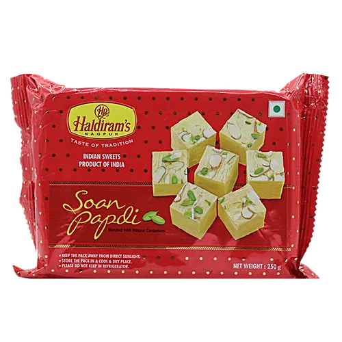 Haldiram's Soan Papdi, 250 g Pouch