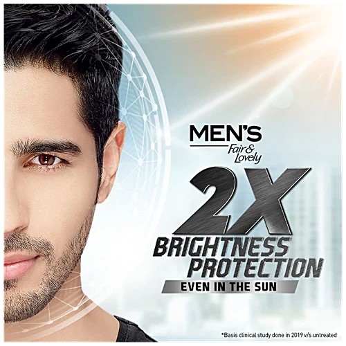 Fair & Lovely Instant Brightness Cream 2X Sun Protection, 50 g
