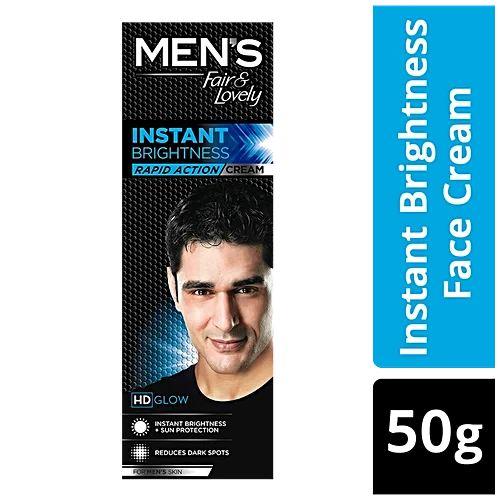 Fair & Lovely Instant Brightness Cream 2X Sun Protection, 50 g