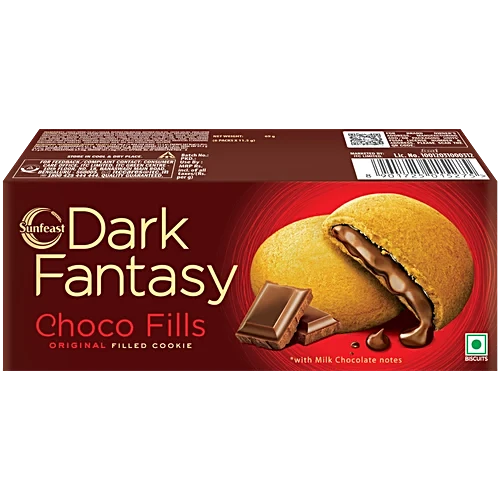 Sunfeast Dark Fantasy Choco Fills  69 g Pouch 2 pack