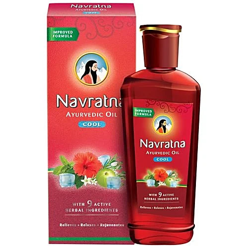 Navratna Ayurvedic Oil - Cool, 100 ml