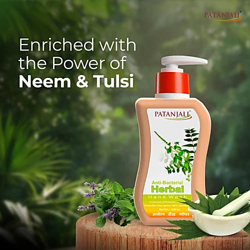 Patanjali Hand Wash - Herbal, 250 ml