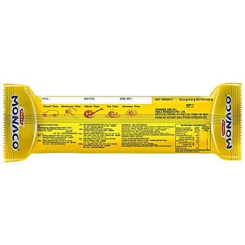 Parle Monaco Biscuit - 52.2 g