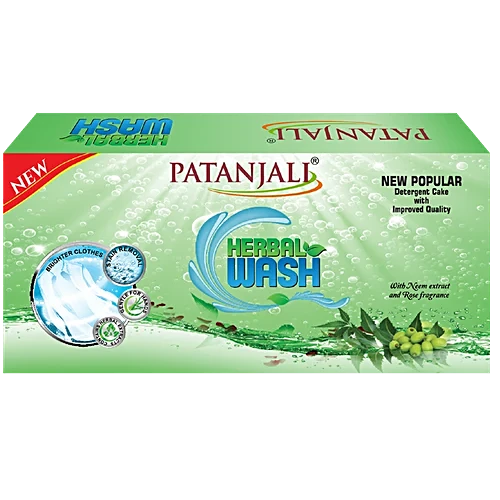 Patanjali Herbal Wash Detergent Cake, 225 g