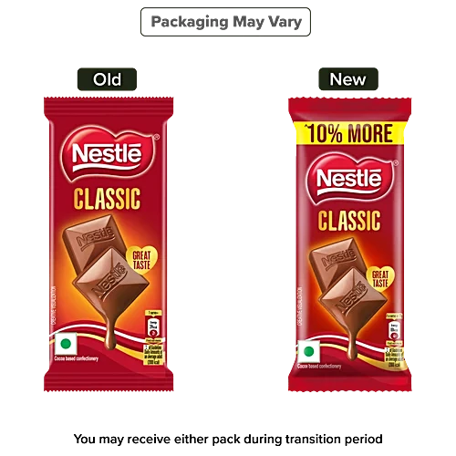 Nestle Classic Chocolate Bar, 17 g