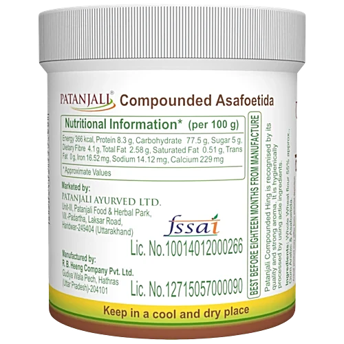 Patanjali Hing 25 g Bottle