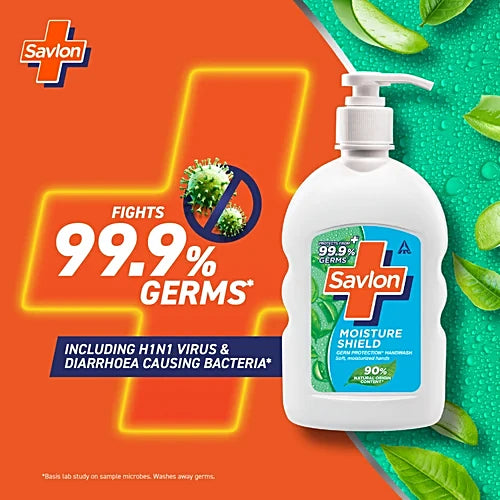 Savlon Germ Protection Handwash - Moisture Shield, 200 ml