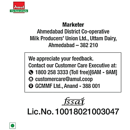 Amul Taaza Milk, 500 ml