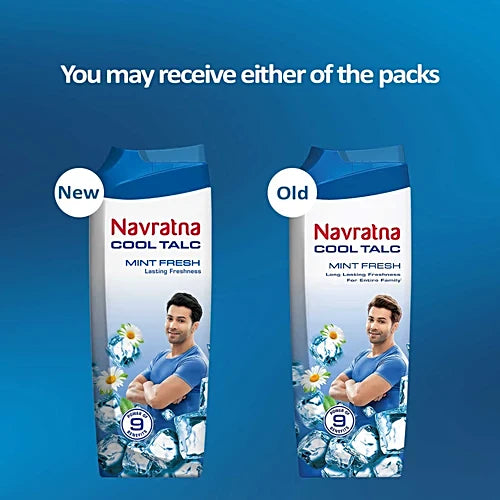 Navratna Cool Talc Powder for Freshness