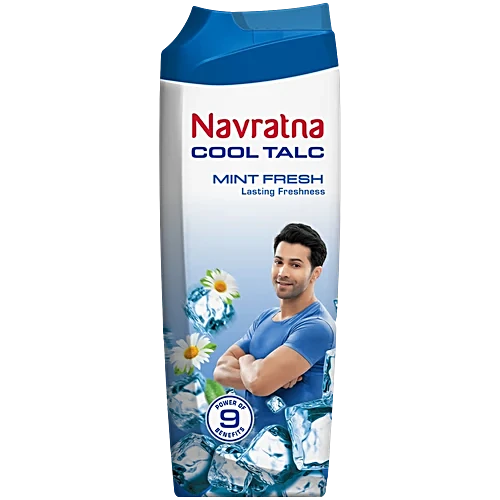 Navratna Cool Talc Powder for Freshness