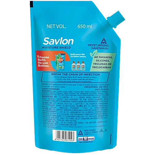Savlon Germ Protection Handwash - Moisture Shield,