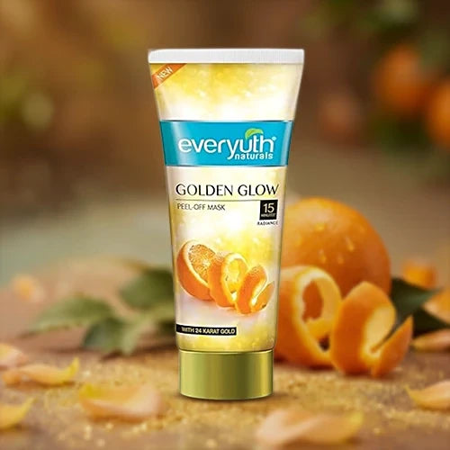 Everyuth Naturals Golden Glow Peel-Off Face Mask, 50 g Tube