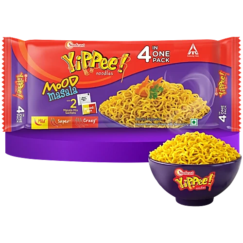 Yippee Magic Masala Instant Noodles with Added Veggies