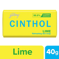 Cinthol Lime Refreshing Deo Soap, 40 g set of 5