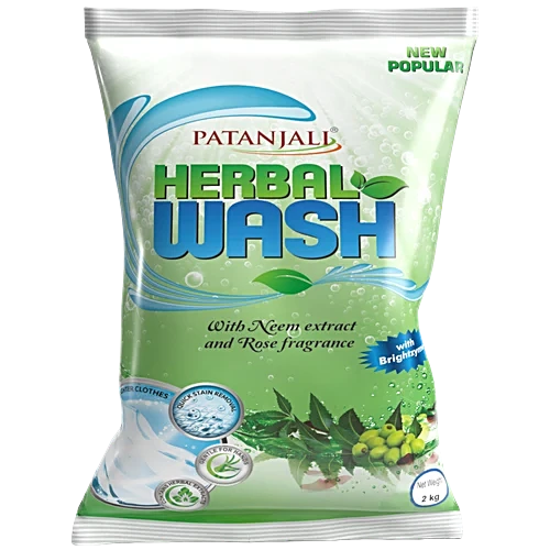Patanjali Herbal Wash Detergent Powder 2 kg