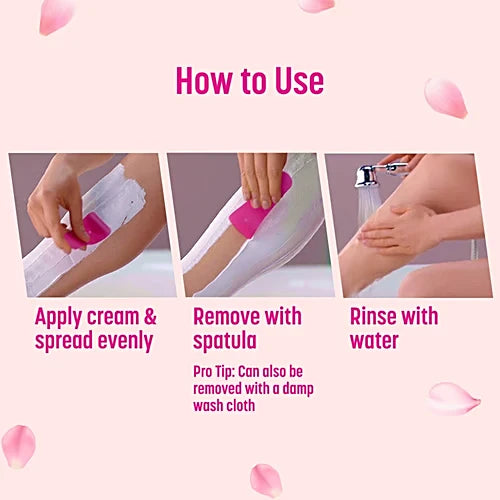 Veet Pure Hair Removal Cream - Normal Skin, For Women, Aloe & Rose, 30 g