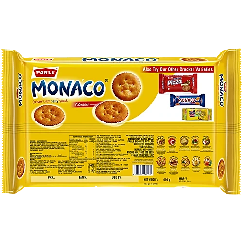 Parle Monaco Biscuit - 185.6 g Pouch