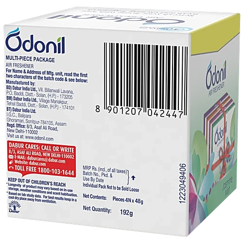 Odonil Air Freshener Blocks - Mystic Rose, 48 g (Pack of 4)
