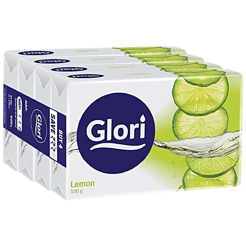 Glori Lemon Fragrance Soap for Bath 100 g