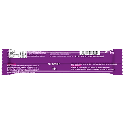 Munch Max Choco Coated Crunchy Wafer Bar, 38.5 g