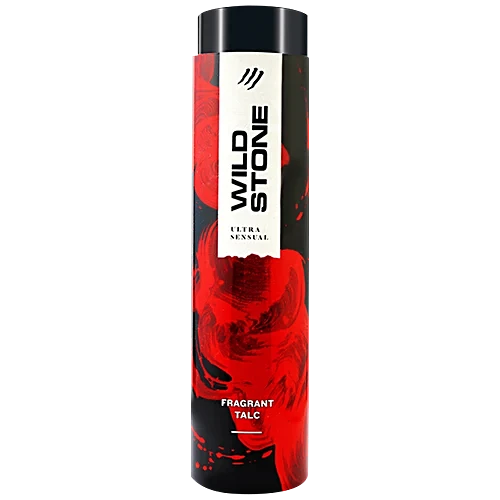 Wild Stone Ultra Sensual Talcum - Long Lasting Fragrance, Oil-Absorbent
