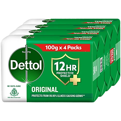 Dettol Original Soap, 100 g pack of 5
