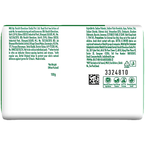 Dettol Original Soap, 100 g