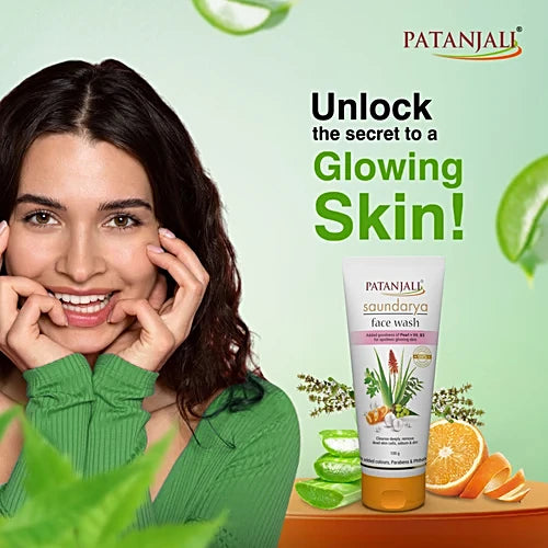 Patanjali Saundarya Face Wash, 100 g