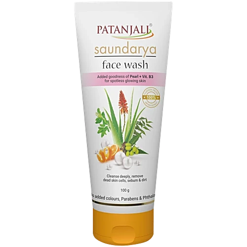 Patanjali Saundarya Face Wash, 100 g