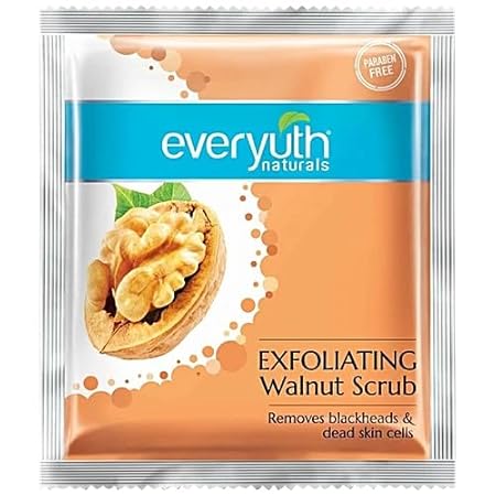 Buy Everyuth Naturals Exfoliating Walnut Scrub 7gm Each, pack of 3