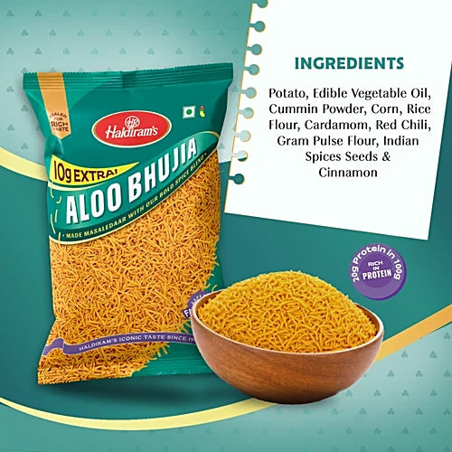 Haldiram's Aloo Bhujia Namkeen, 210 g