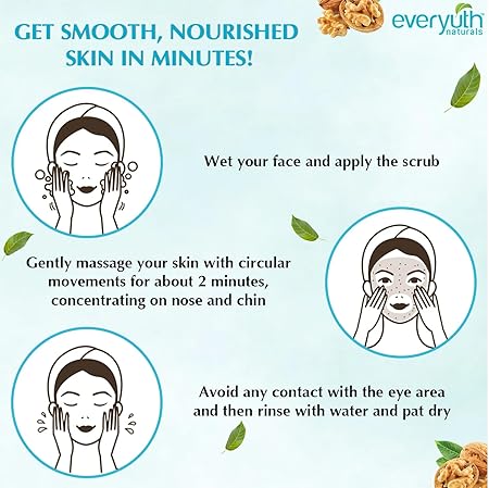 Buy Everyuth Naturals Exfoliating Walnut Scrub 7gm Each, pack of 3